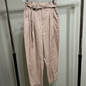Forever 21 Cream High Rise Woven Pants Size M